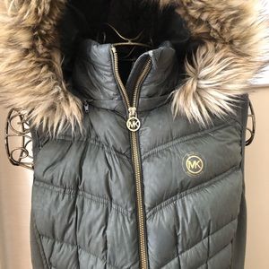 michael kors vest womens olive